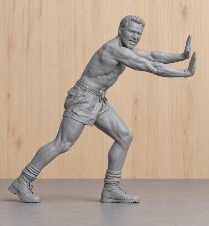 SM31 – Ice Cold in Alex Captain van der Poel Pushing “Katy” 1:35 multi Scale Model Figure