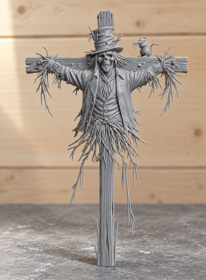 K3 – NEVER GIVE UP Undead Scarecrow – Unpainted Multi-Scale Resin Figure