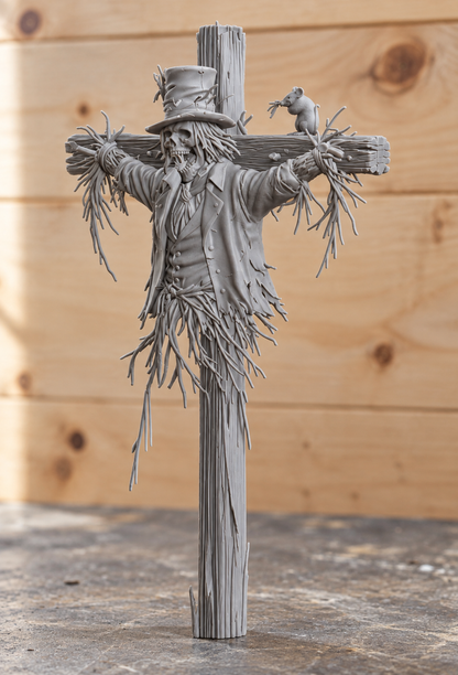 K3 – NEVER GIVE UP Undead Scarecrow – Unpainted Multi-Scale Resin Figure