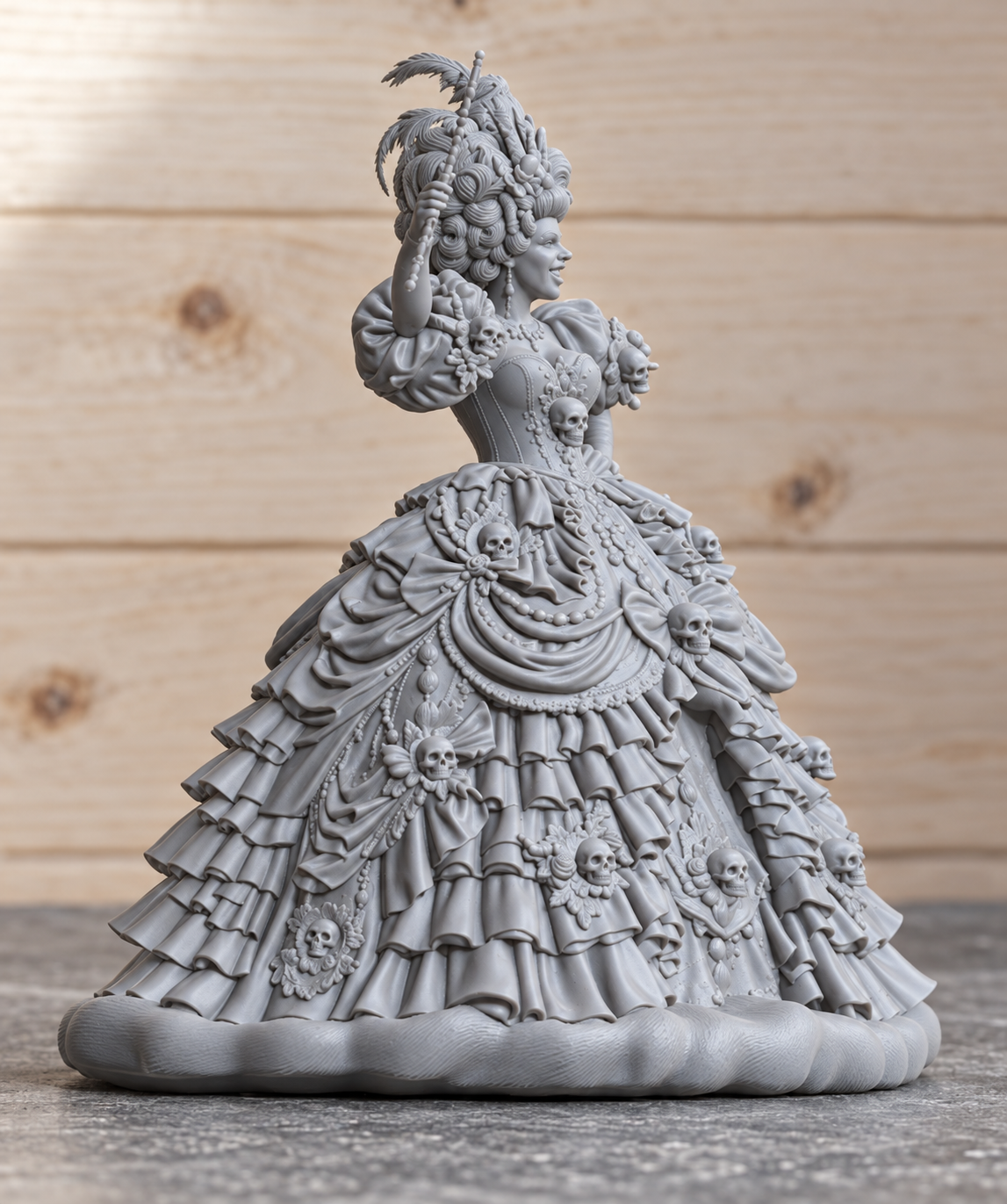 TG113 1940er Jahre Arbeiter – Entlassungsanzug, Hände in Hosentaschen UNBEMALT