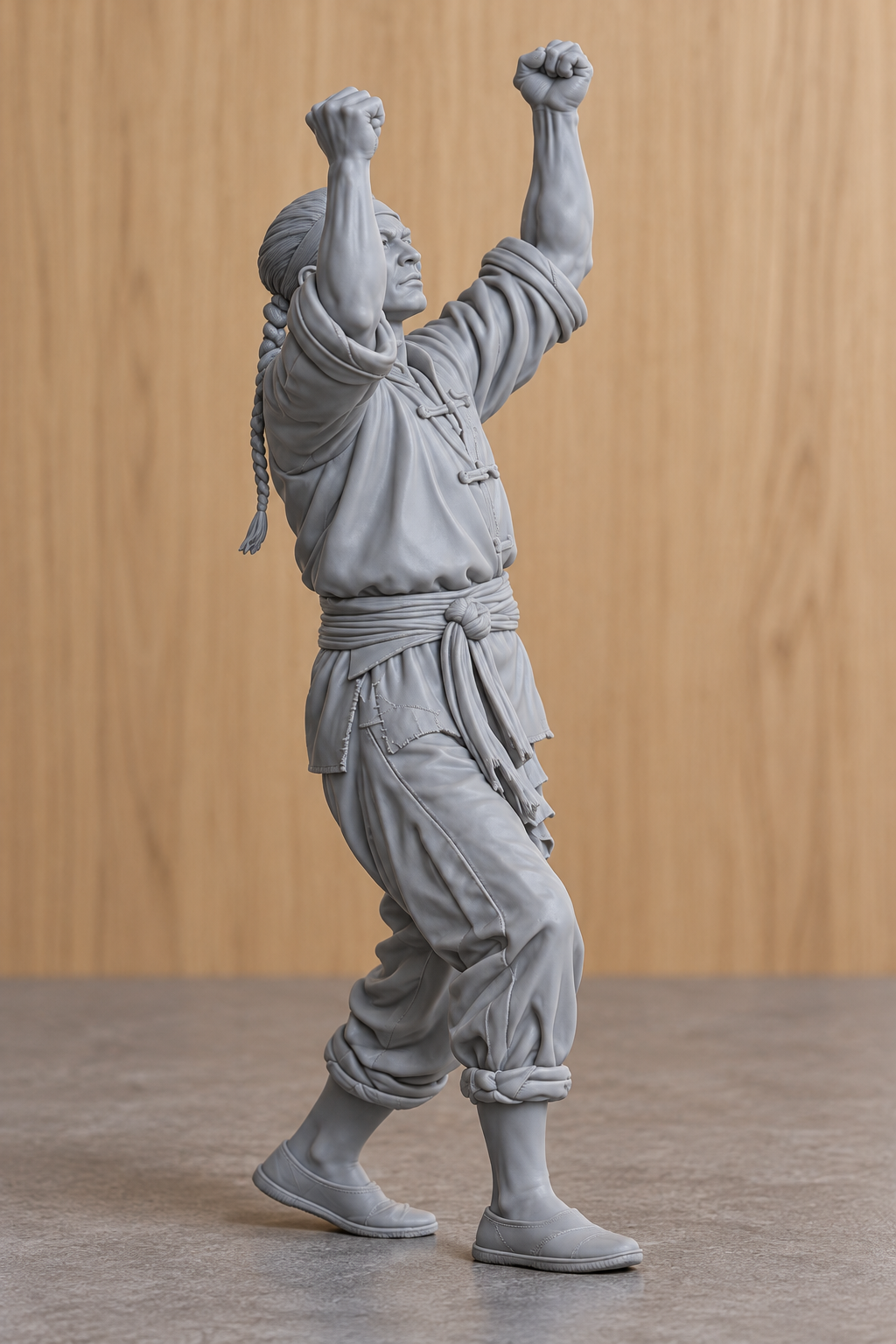 JK6 Chinese Fishing Junk Crew Figure Trimming Sail – Unpainted, Multi-Scale 1/96 to 1/8 | Jager Hobby