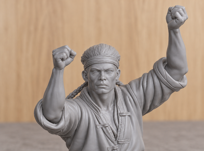 JK6 Chinese Fishing Junk Crew Figure Trimming Sail – Unpainted, Multi-Scale 1/96 to 1/8 | Jager Hobby
