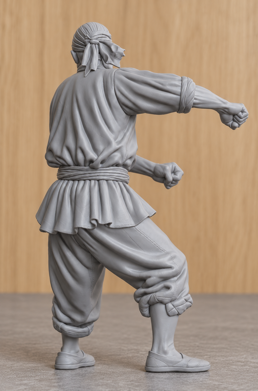 JK4 Male Chinese Fishing Junk Crew Figure – Unpainted, Multi-Scale 1/96 to 1/8