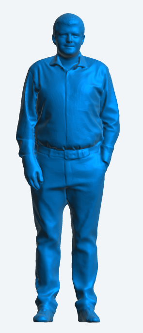 M10 M10 3D-printed resin model crew figure from Jager Hobby presents a detailed representation of a mature man with a slightly rounder physique