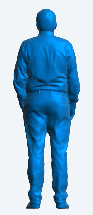 M10 M10 3D-printed resin model crew figure from Jager Hobby presents a detailed representation of a mature man with a slightly rounder physique