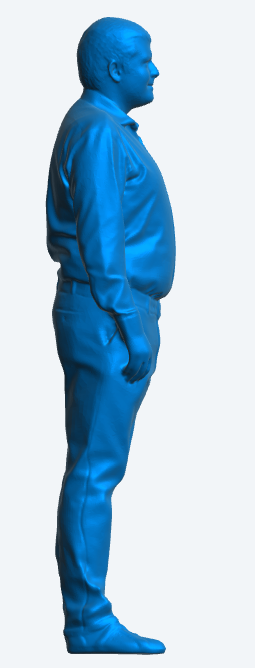 M10 M10 3D-printed resin model crew figure from Jager Hobby presents a detailed representation of a mature man with a slightly rounder physique