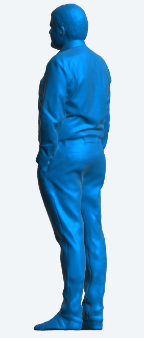 M10 M10 3D-printed resin model crew figure from Jager Hobby presents a detailed representation of a mature man with a slightly rounder physique