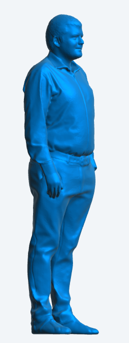 M10 M10 3D-printed resin model crew figure from Jager Hobby presents a detailed representation of a mature man with a slightly rounder physique