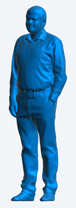 M10 M10 3D-printed resin model crew figure from Jager Hobby presents a detailed representation of a mature man with a slightly rounder physique