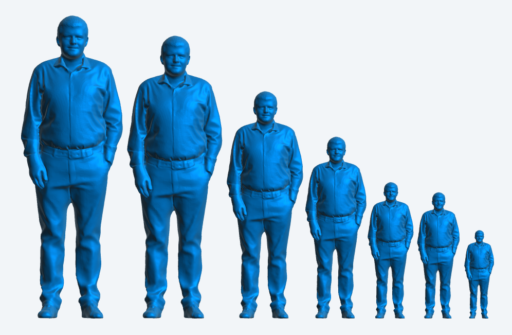 M10 M10 3D-printed resin model crew figure from Jager Hobby presents a detailed representation of a mature man with a slightly rounder physique