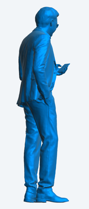 M21 1/25 Diorama Figure Modern man with mobile and sunglasses