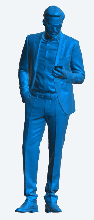M21 1/25 Diorama Figure Modern man with mobile and sunglasses