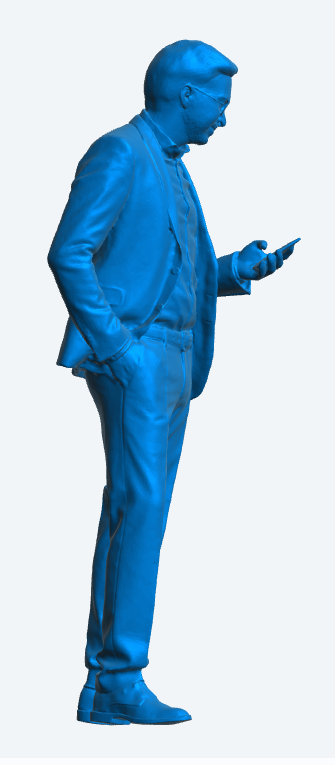 M21 1/25 Diorama Figure Modern man with mobile and sunglasses