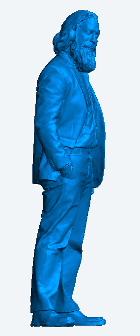 M61 – Bearded Man in Smart Casual Suit | 1:64 Scale Die-Cast Figure