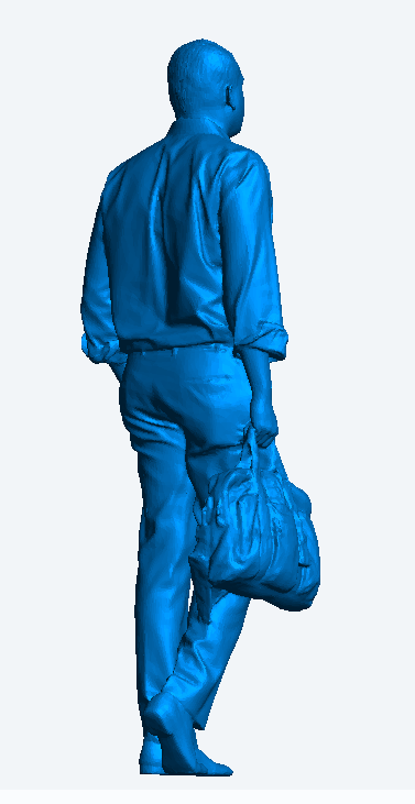M62 – Smart Man Carrying Overnight Bag | 1:50 Scale Diorama Figure