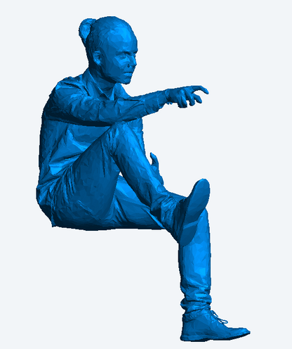 M63 – Young Trendy Male Driving a Car | 1:10 Scale Die-Cast Figure