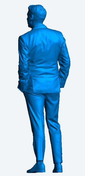 M64 – Young Man in a Smart Suit with Hands in Pockets | 1:18 Scale Die-Cast Male Figure