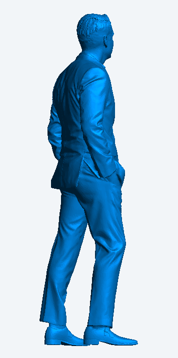 M64 – Young Man in a Smart Suit with Hands in Pockets | 1:18 Scale Die-Cast Male Figure