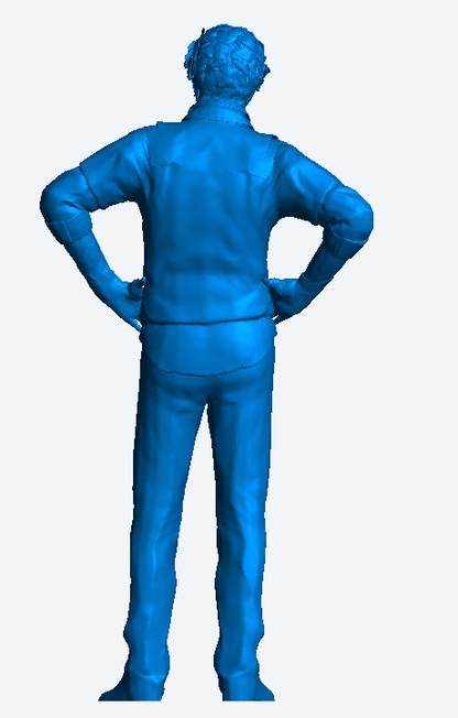 M65 – Male Figure Standing with Hands on Hips Watching a Race | 1:18 Scale Die-Cast