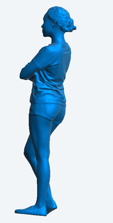 Jager Hobby W14 – Scale Model Casual Woman with Arms Crossed