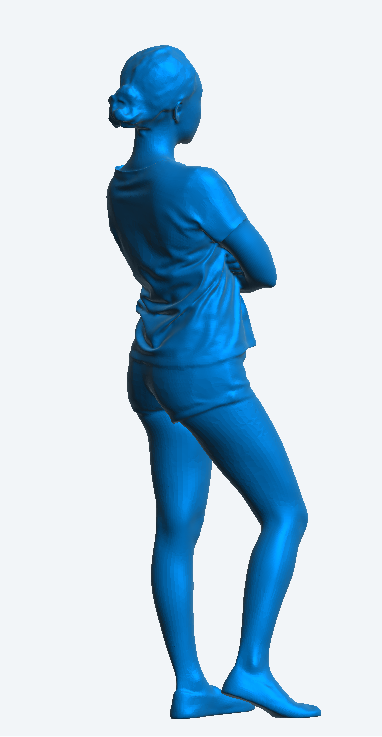 Jager Hobby W14 – Scale Model Casual Woman with Arms Crossed