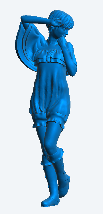 W28 – Scale Model Figure Saloon Girl Dancing