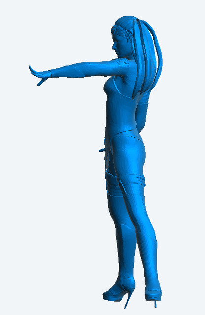 W49 – Dancing Woman in High Heels | Scale Model Female Figure