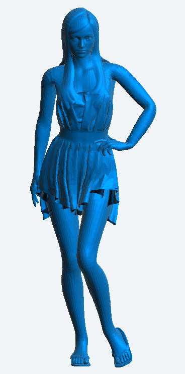 W58 – Sexy Female Model on the Catwalk | Die-Cast Scale Model Figure