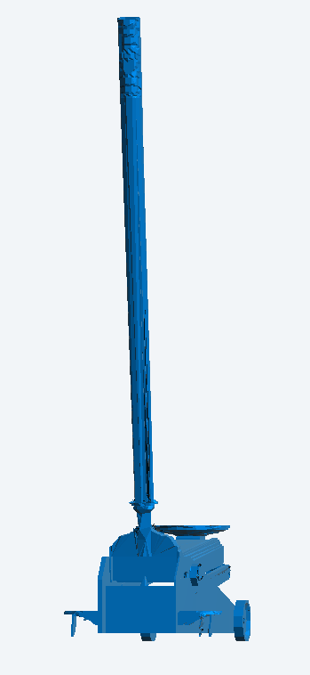 T34 1/18 Multi scale Trolley Floor Jack for Garage, Workshop, and Automotive Dioramas (Copy)