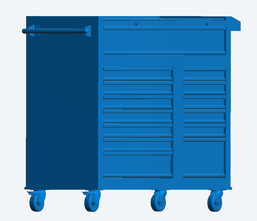 T36 – 1/18 Tool Chest for Garage, Workshop, and Automotive Dioramas