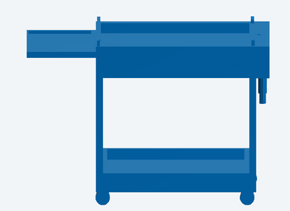 T37 – 1/43 1/24 Tool Trolley for Garage, Workshop, and Automotive Dioramas