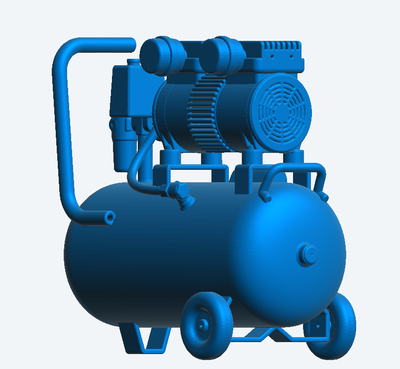 T40 – 1/43 Air Compressor for Workshop, Automotive, and Industrial multi scale Dioramas
