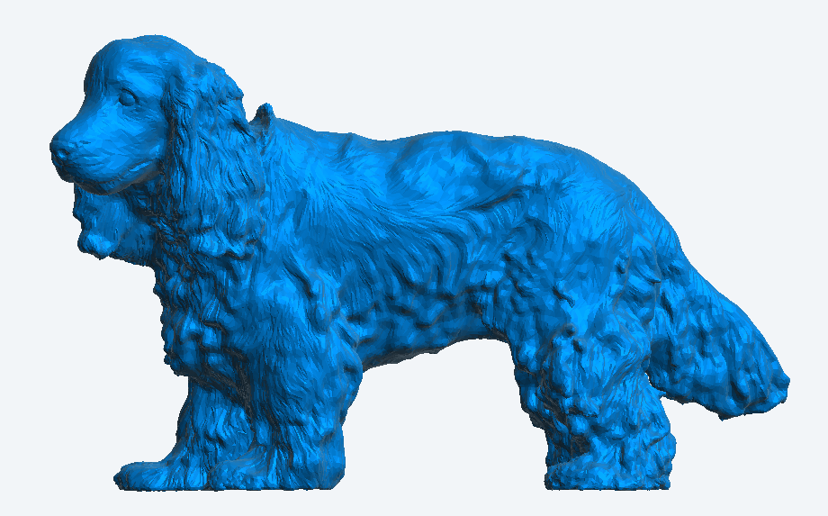 A18 Scale Model English Cocker Spaniel – Standing Pose, Lifelike Hunting Dog for Model Displays