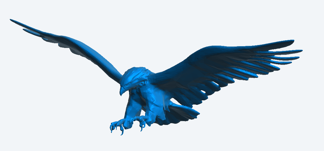 A53 – Eagle with Wings Open on a Perch for Wildlife, Patriotic, and Adventure Dioramas