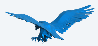 A53 – Eagle with Wings Open on a Perch for Wildlife, Patriotic, and Adventure Dioramas