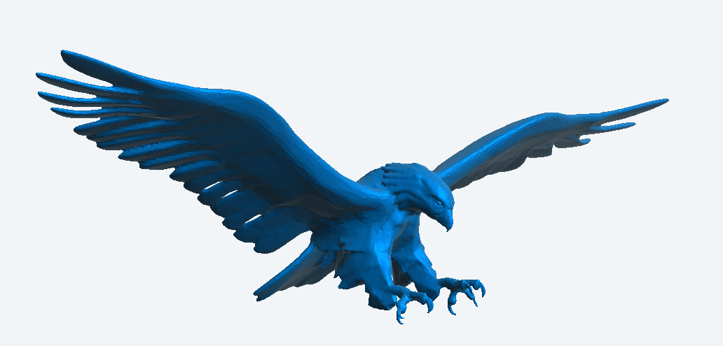 A53 – Eagle with Wings Open on a Perch for Wildlife, Patriotic, and Adventure Dioramas