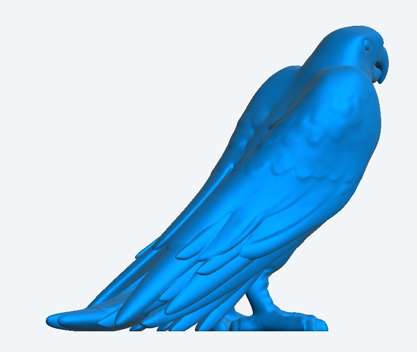 A60 – Parrot Standing for Jungle, Aviary, and Exotic Display Dioramas