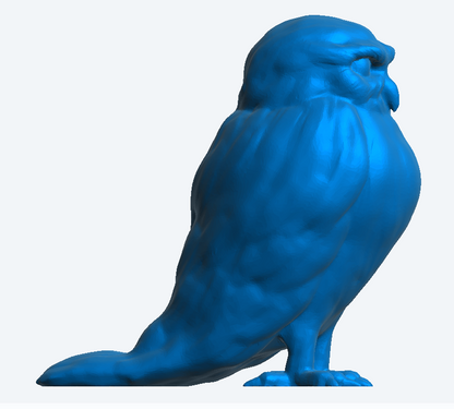A63 – Owl Standing for Forest, Nighttime, and Wildlife Dioramas