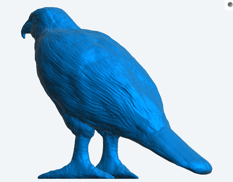 A70 Perched Falcon – Scale Model Bird of Prey for Dioramas, Ships, and RC Displays