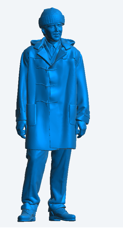 TG53D – Coastal Forces MTB Crew Figure | Knitted Watch Cap & Naval Duffle Coat | Scale Model Boat Figure