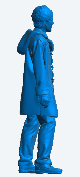 TG53D – Coastal Forces MTB Crew Figure | Knitted Watch Cap & Naval Duffle Coat | Scale Model Boat Figure
