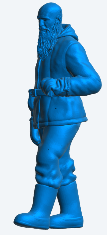 N3 20th Century Arctic Convoy Crewman – Unpainted Multi-Scale Figure