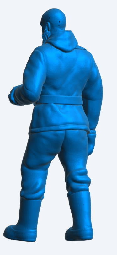 N3 20th Century Arctic Convoy Crewman – Unpainted Multi-Scale Figure