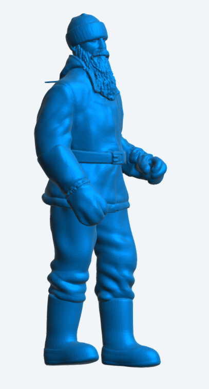 N4 20th Century Arctic Convoy Crewman – Unpainted Multi-Scale Figure