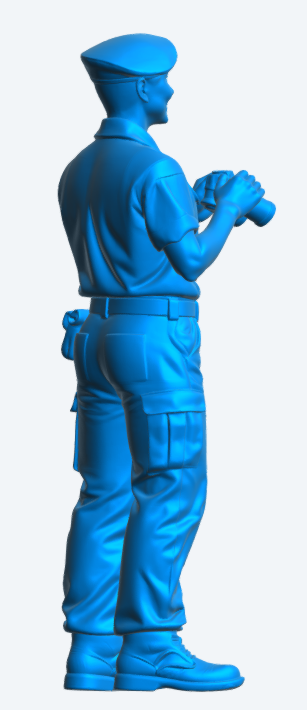 N29 Female Royal Navy Crew Figure – Unpainted Multi-Scale Model