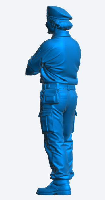 N30 Female Royal Navy Crew Figure – Unpainted Multi-Scale Model