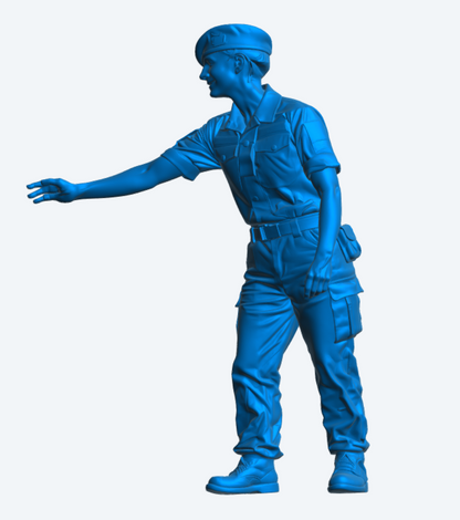 N31 Female Royal Navy Crew Figure – Unpainted Multi-Scale Model