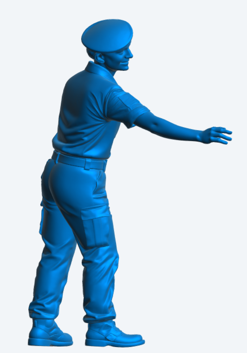 N31 Female Royal Navy Crew Figure – Unpainted Multi-Scale Model