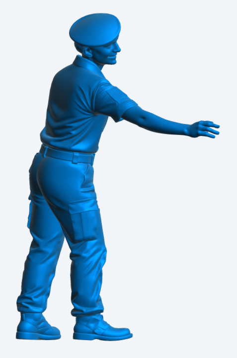 N31 Female Royal Navy Crew Figure – Unpainted Multi-Scale Model