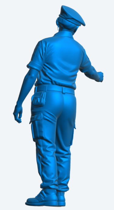 N31 Female Royal Navy Crew Figure – Unpainted Multi-Scale Model